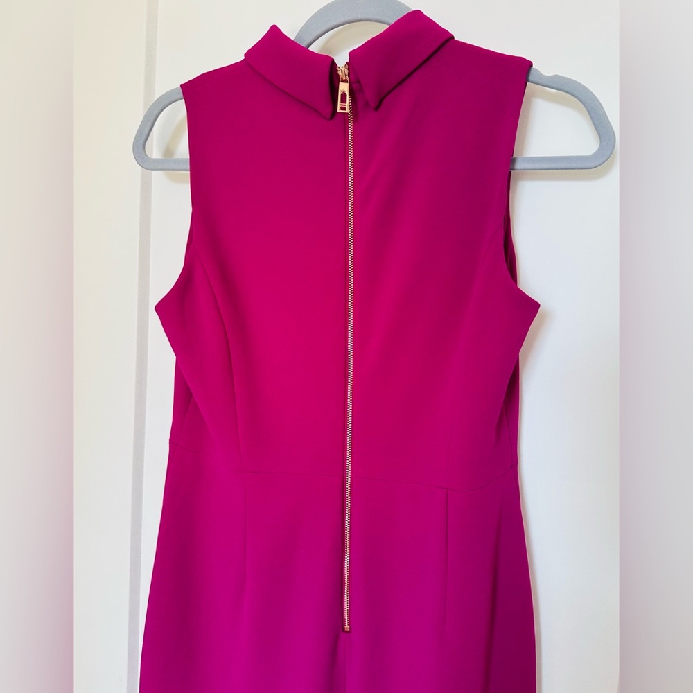Ivanka Trump Fuchsia Midi Sleeveless Dress - size 8 - Picture 5 of 7
